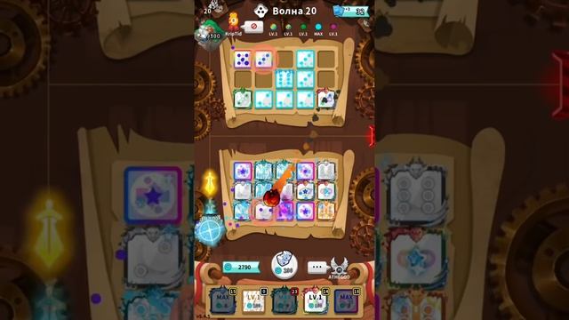 RANDOM DICE: Myth busted - 19999 WAVE TACTIC IN REAL GAME смотреть онлайн