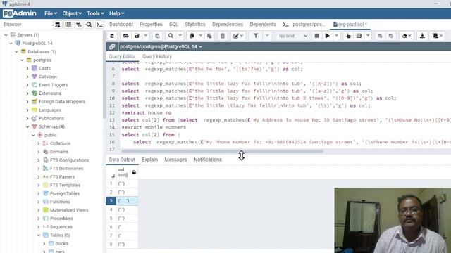 #postgresql  #regexp Usage -  PostgreSQL Tutorial