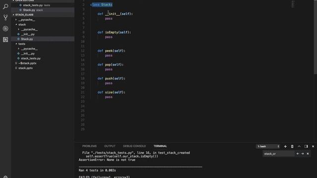Discussing and Implementing a Stack in Python смотреть онлайн