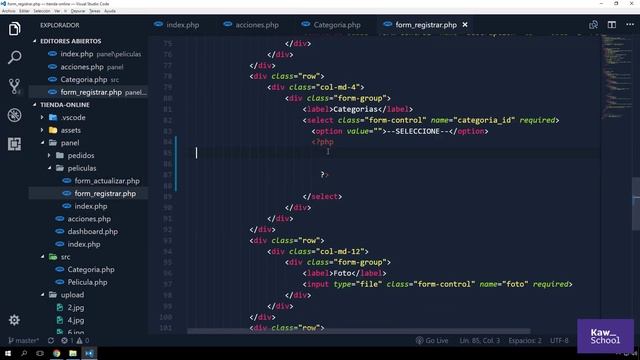 11. Tienda Online con PHP: Completando sección de películas смотреть онлайн