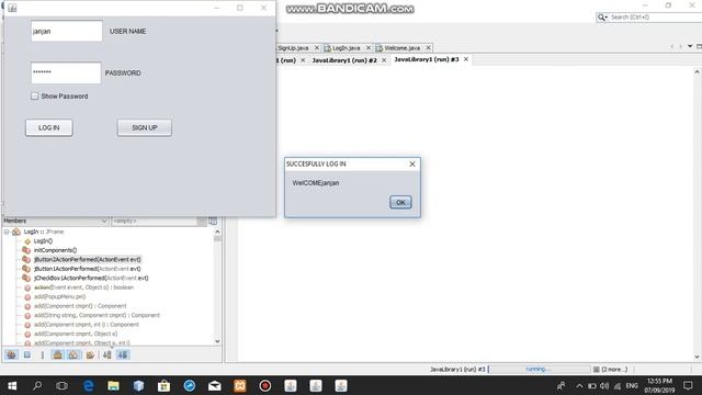SIMPLE LOG IN FORM JAVA NET BEANS WITH XAMPP DATABASE смотреть онлайн