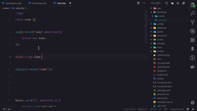 Laravel Beginner tutorial | Laravel Service Container Explained смотреть онлайн