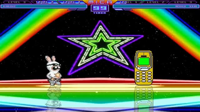 Mugen battle Rabbid vs Nokia 3310 смотреть онлайн