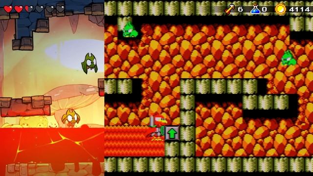 Wonder Boy: The Dragon's Trap retro/modern easter egg смотреть онлайн