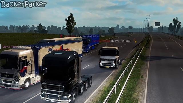 Euro Truck Simulator 2 Multiplayer: IDIOTS on the Road | Random & Funny Moments | #47 смотреть онлайн