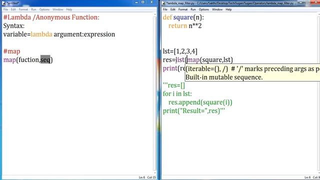 #21 | Python Tutorial for Beginners | Map using Lambda Function-Tamil смотреть онлайн