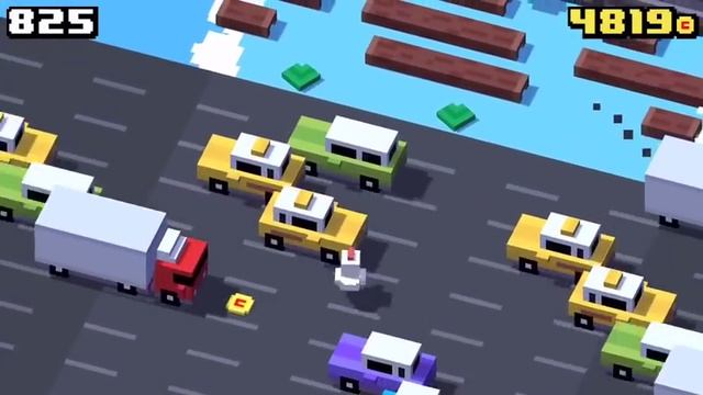 Crossy Road World Record 1,500+ Points!! Highest Score Ever!!! смотреть онлайн