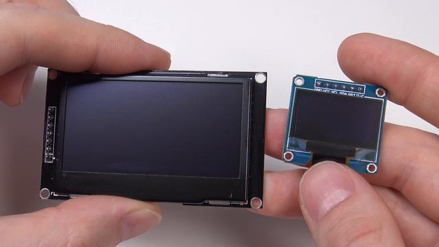 OLED-дисплей 2.42' на контроллере SSD1309 смотреть онлайн