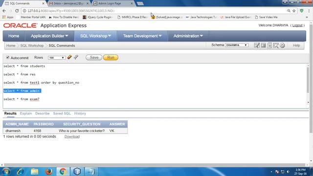 Online Examination System in jsp(java) смотреть онлайн