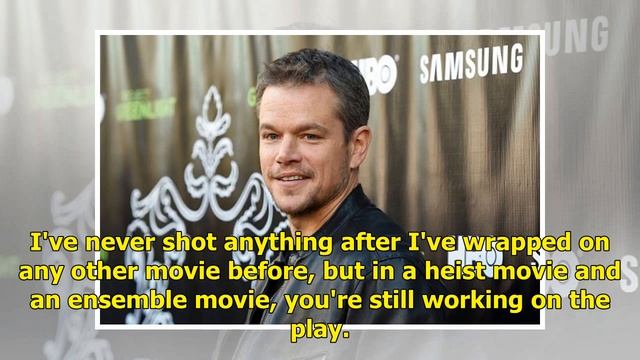 Ocean's CEO Gary Ross explains Cut Matt Damon cameo смотреть онлайн
