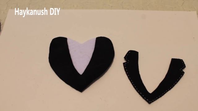 Felt Tutorial Heart in Tuxedo ❀ Haykanush DIY смотреть онлайн