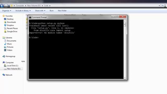 Convert Python Code to Executable with Py2exe смотреть онлайн