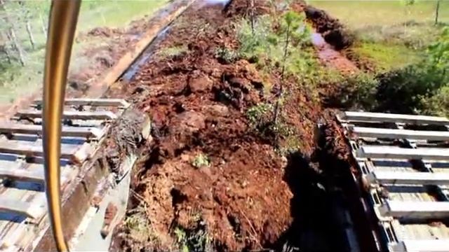 Экскаватор Амифибия по лесам, по болотам! Нижневартовск! смотреть онлайн