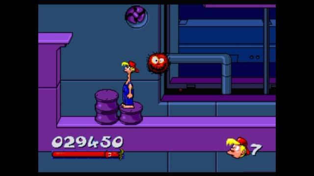 Sega Mega Drive 2 (Smd) 16-bit Bubba and Stix Stage 2 Wardos Starship / Корабль Пришельцев