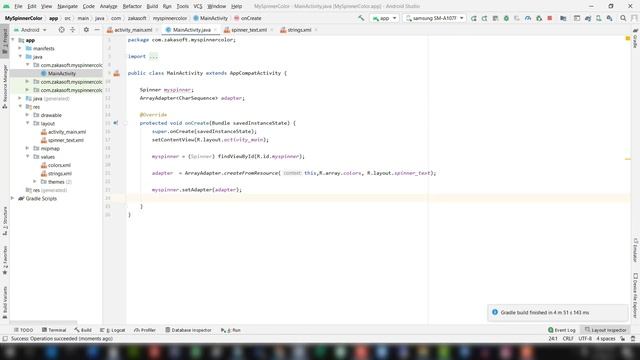Android Studio Tutorial: How to Customize Spinner Text Color and Size in Just a Few Easy Steps смотреть онлайн