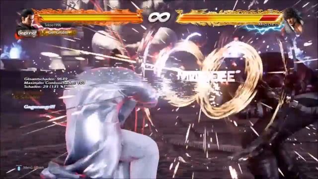 Tekken 7 - Kazuya CH Df/+2 PEWGF Combo Video смотреть онлайн