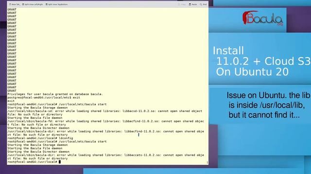Install Bacula + Cloud S3 смотреть онлайн