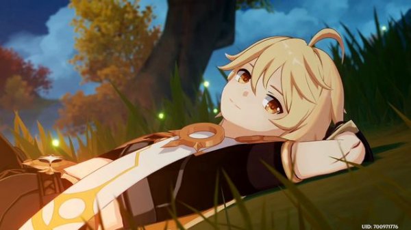 Катсцена задания легенд Сянь Юнь - Вольный журавль. Тысяча лунных миль. Люмин и Итэр. Genshin Impac