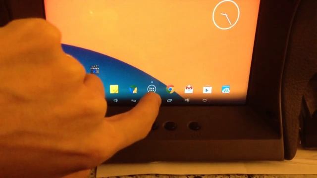 Android 4.4.2 собран под Radxa с емкостным тачскрином с USB GPS