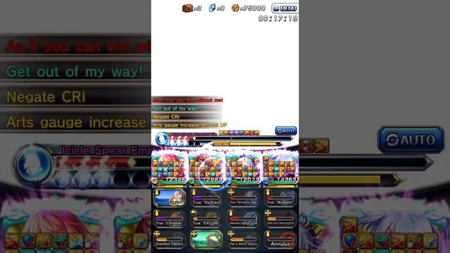 Valerie vs Vitz Fast Clear (0:33) - Grand Summoners смотреть онлайн