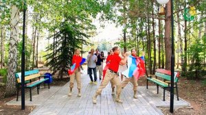 Флешмоб - Российский триколор