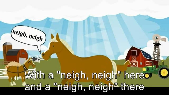 Old Macdonald had a farm | Fazenda do Seu Lobato em Inglês com legenda | with subtitles смотреть онлайн