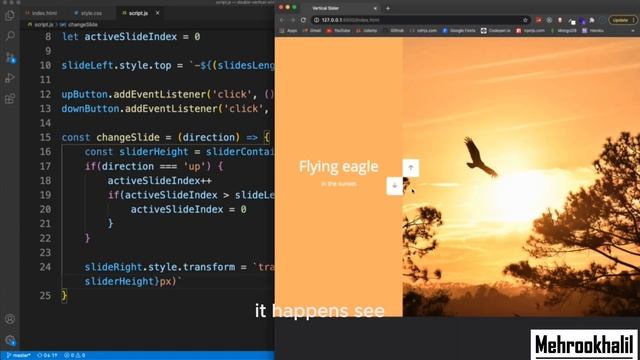 How to create a stunning vertical slider with html & css смотреть онлайн