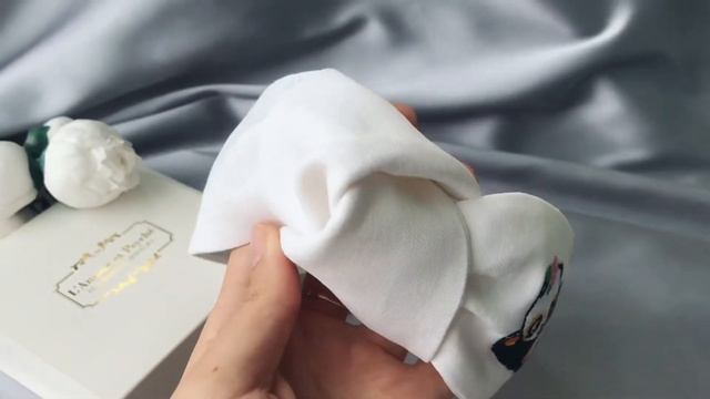 Льняной ободок-тюрбан с вышивкой | вышитый ободок | вышивка панда | Handmade Headband