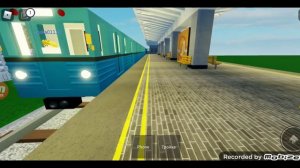 Парад поездов в роблокс МетроСтроБлокс- Третьяковская линия. (Я делал 50 минут)