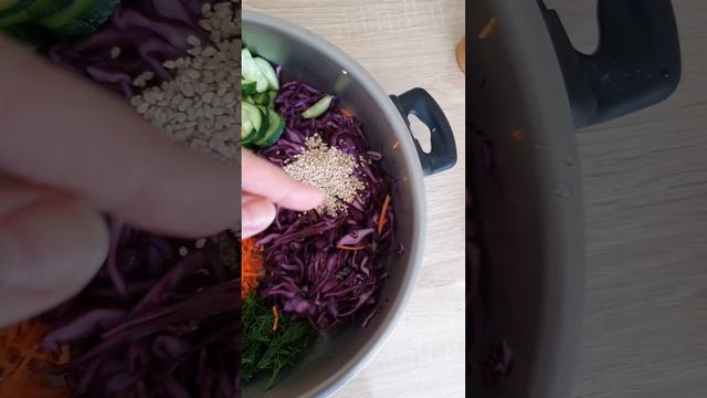 Салат из синей капусты. смотреть онлайн