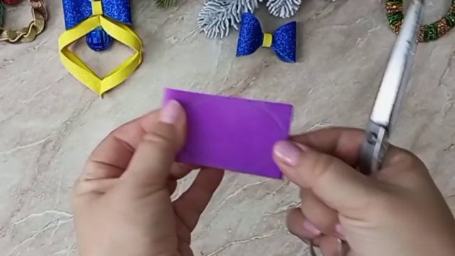 ТУТОРИАЛ Простой и КРАСИВЫЙ БАНТИК из Фоамирана, DIY пошагово #christmas #foam #decoration #diy смотреть онлайн