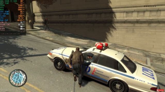 GTA 4 GTX 1660 Ti + i7 9750H | Maximum settings 1080p (Grand Theft Auto IV) смотреть онлайн