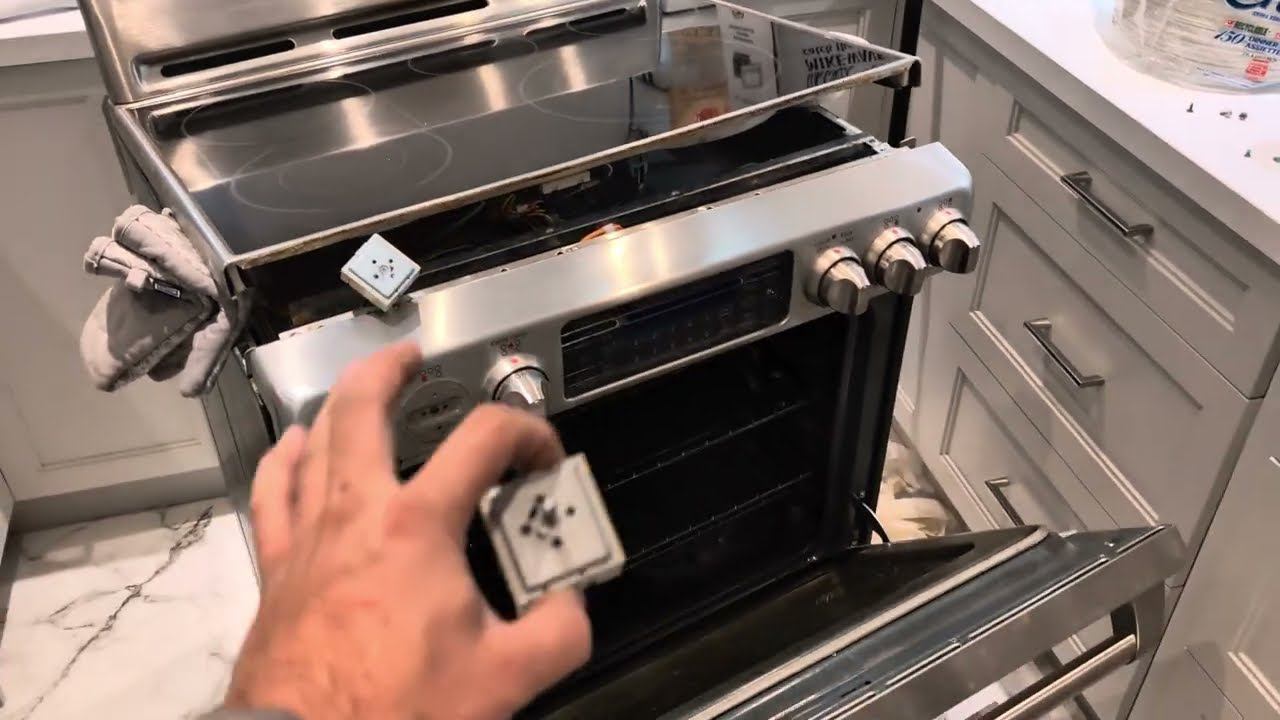 Духовка GE, как поменять регулятор температуры смотреть онлайн