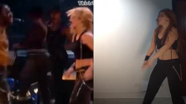 Boys (REMIX) by Britney Spears from her Las Vegas Concert "split screen dance cover" Aira Bermude смотреть онлайн