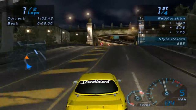 Need For Speed Underground On Hard [16] - Circuit 2 Laps