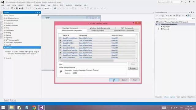 How to Add Guna2 UI Tools to Visual Studio смотреть онлайн