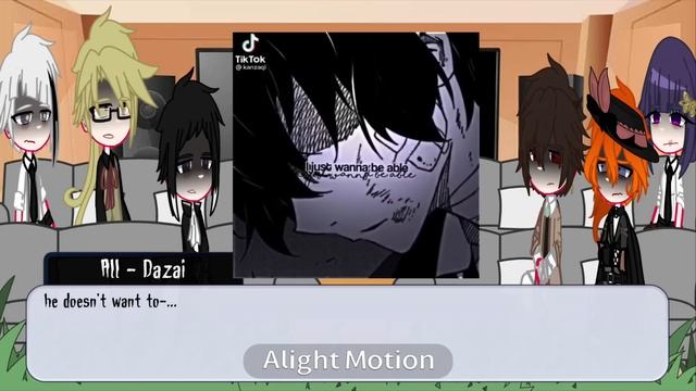 ADA (+ Chuuya & Akutagawa) reacts to Dazai||BSD x GC||1/?||Dvkv_Editz смотреть онлайн