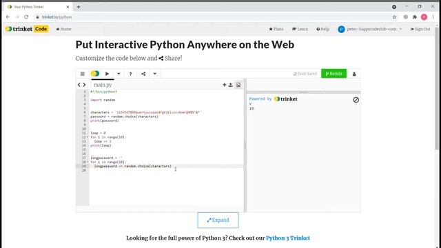 Python with Peter Lesson 4 - Password Generator смотреть онлайн