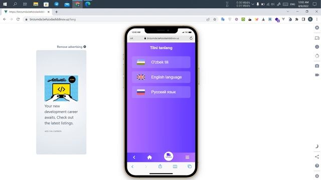 Bir Zumda loyihasi taqdimoti | Django Rest Framework va Vue.js смотреть онлайн