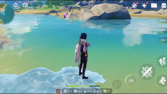 Kaeya ice road maker - How to make freeze ocean - Genshin Impact mobile gameplay for beginners смотреть онлайн