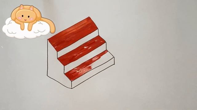 How to draw a ladder easily and simply/ как нарисовать лестницу легко и просто смотреть онлайн