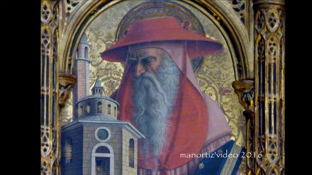 Carlo Crivelli, santi Girolamo e Caterina d'Alessandria, Polittico di Ascoli Piceno (manortiz) смотреть онлайн