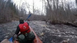 Река Водлица 2021 . весна. сплав по реке Вологодской области.