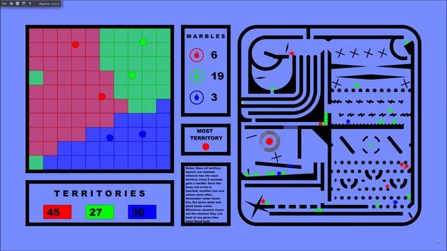 Battle of the Elements + Territory Wars 2 - Marble Race in Algodoo смотреть онлайн