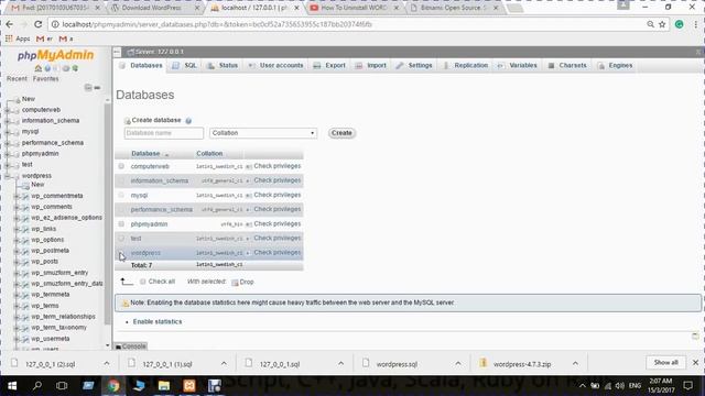 how to delete database file from phpmyadmin into localhost смотреть онлайн