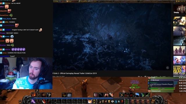 Asmongold watches PoE Mobile & Path of Exile 2 trailers смотреть онлайн