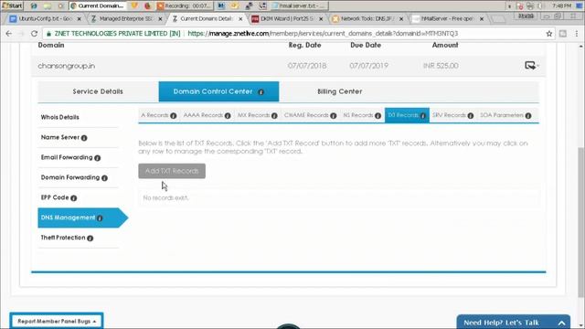 hMailServer: e-mail server - How to create DNS Records & MX Record in DNS - Part - 1 смотреть онлайн