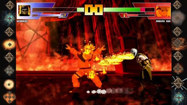 Scorpion ( Mortal Kombat ) vs Naruto Uzumaki - Ultimate Mugen Fight 2014 смотреть онлайн