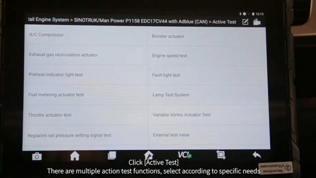Diagnostic test demonstration for SINOTRUK смотреть онлайн