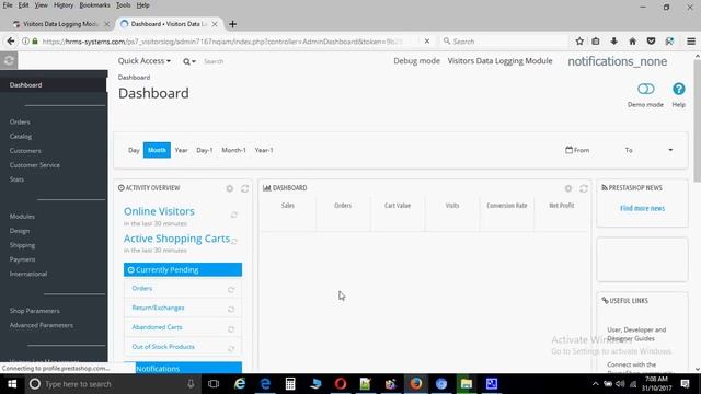 PrestaShop Visitors Logs Module in Private Browsers and Multiple Users Testing смотреть онлайн